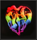 Rainbow heart
